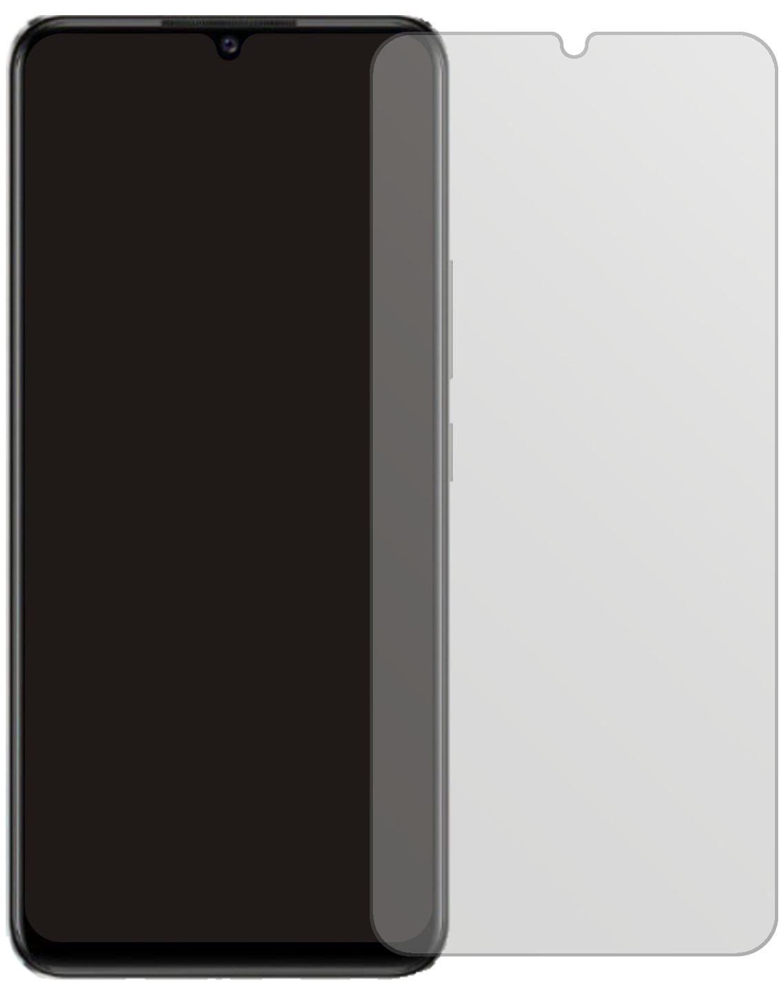 VivoS10e mit aufgebrachter dipos Displayschutzfolie, die lästige Fingerabdrücke minimiert