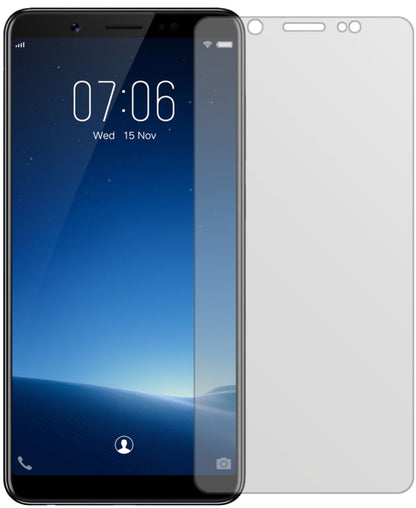 VivoV7 mit aufgebrachter dipos Displayschutzfolie, die lästige Fingerabdrücke minimiert