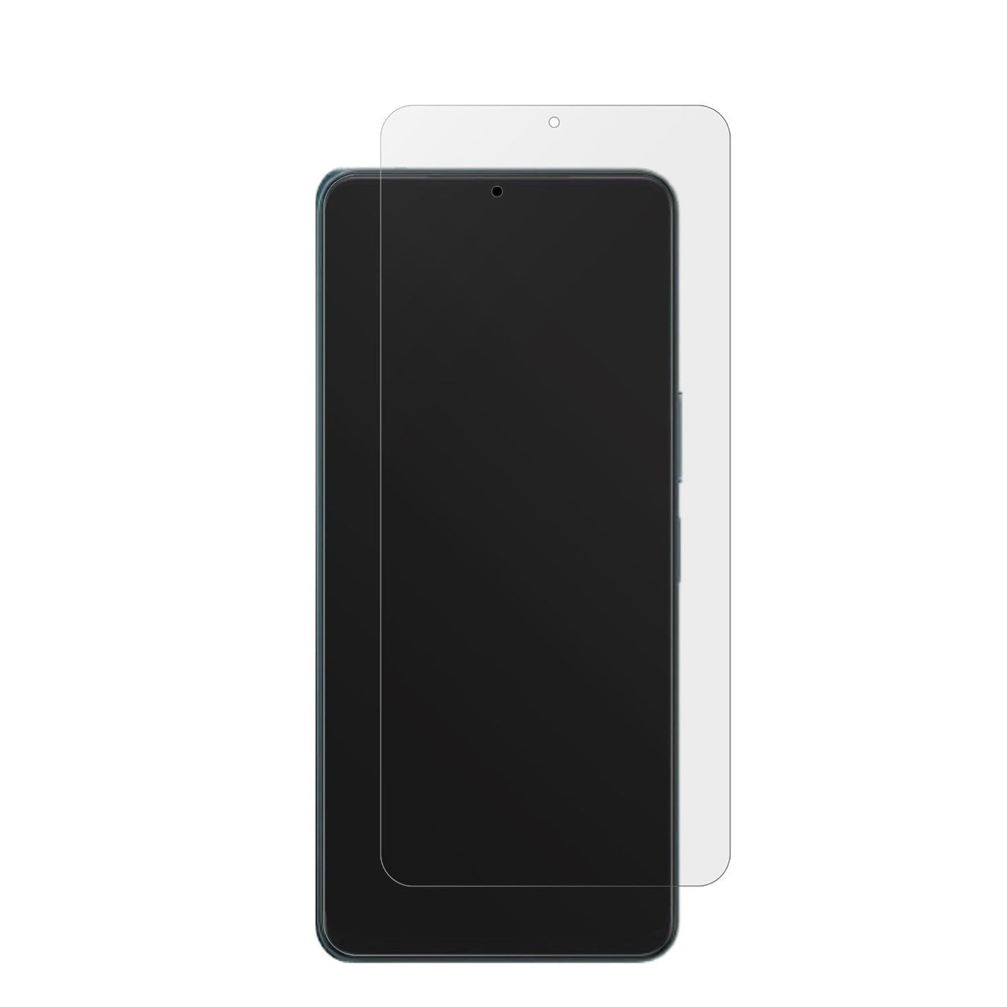 VivoY04s mit aufgebrachter dipos Displayschutzfolie, die lästige Fingerabdrücke minimiert