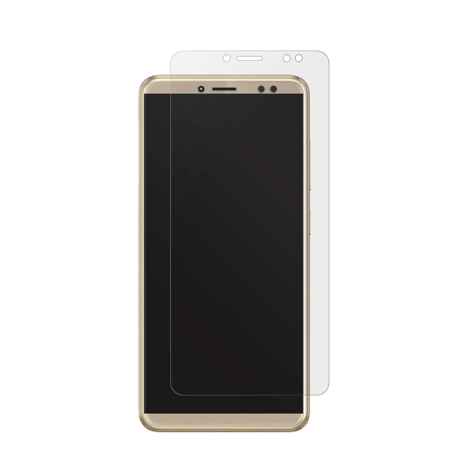 WALTONPrimo S6 infinity mit aufgebrachter dipos Displayschutzfolie, die lästige Fingerabdrücke minimiert