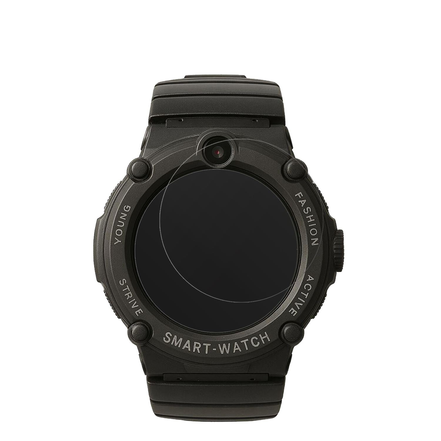 WatchmarkGPS Watch Kids mit aufgebrachter dipos Displayschutzfolie, die lästige Fingerabdrücke minimiert