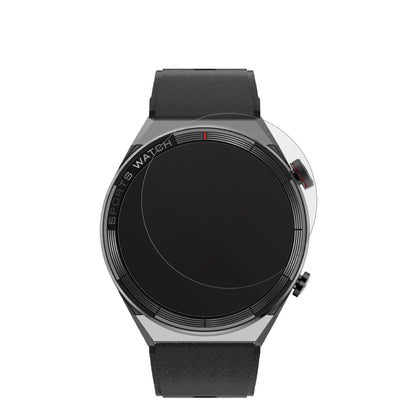 WatchmarkMaverick mit aufgebrachter dipos Displayschutzfolie, die lästige Fingerabdrücke minimiert