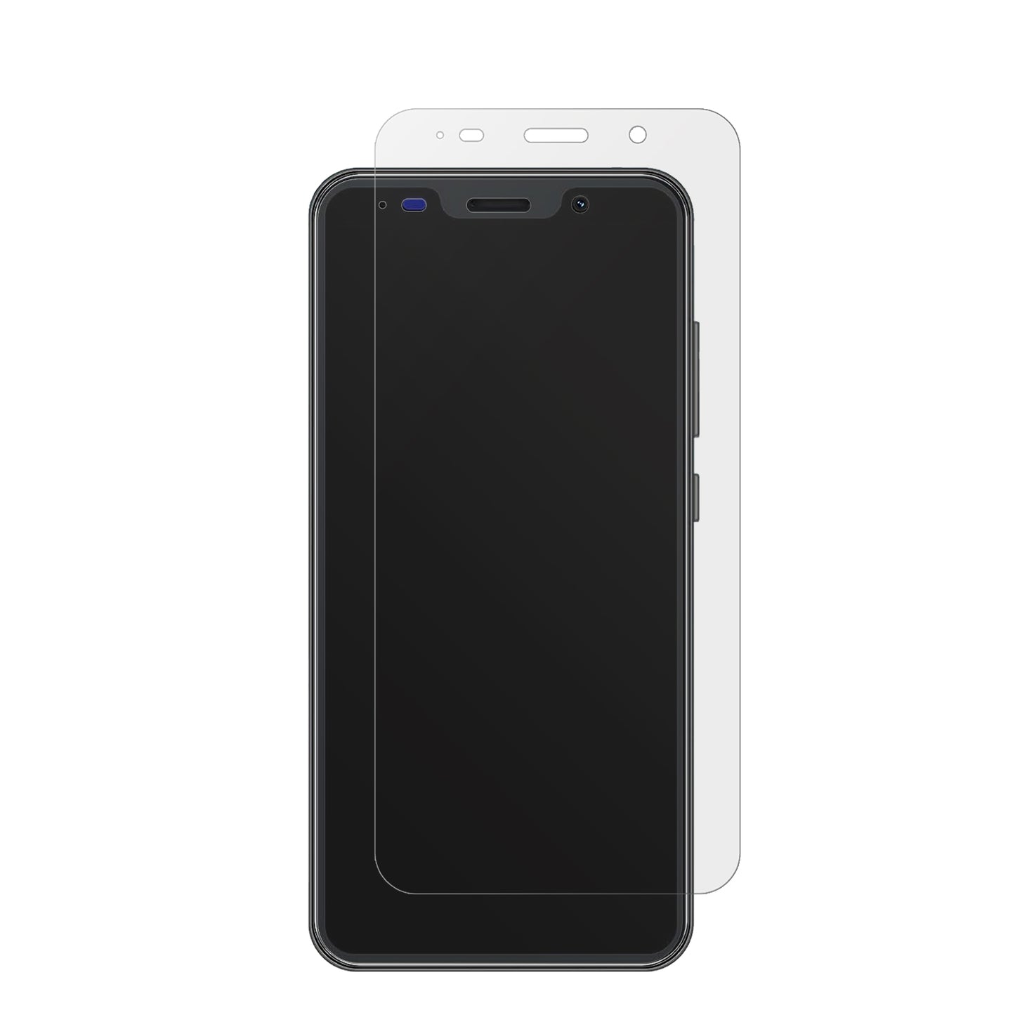 XGodyS21 mit aufgebrachter dipos Displayschutzfolie, die lästige Fingerabdrücke minimiert
