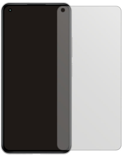 Xiaomi11 Lite 5G NE mit aufgebrachter dipos Displayschutzfolie, die lästige Fingerabdrücke minimiert