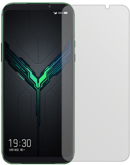 XiaomiBlack Shark 3S mit aufgebrachter dipos Displayschutzfolie, die lästige Fingerabdrücke minimiert