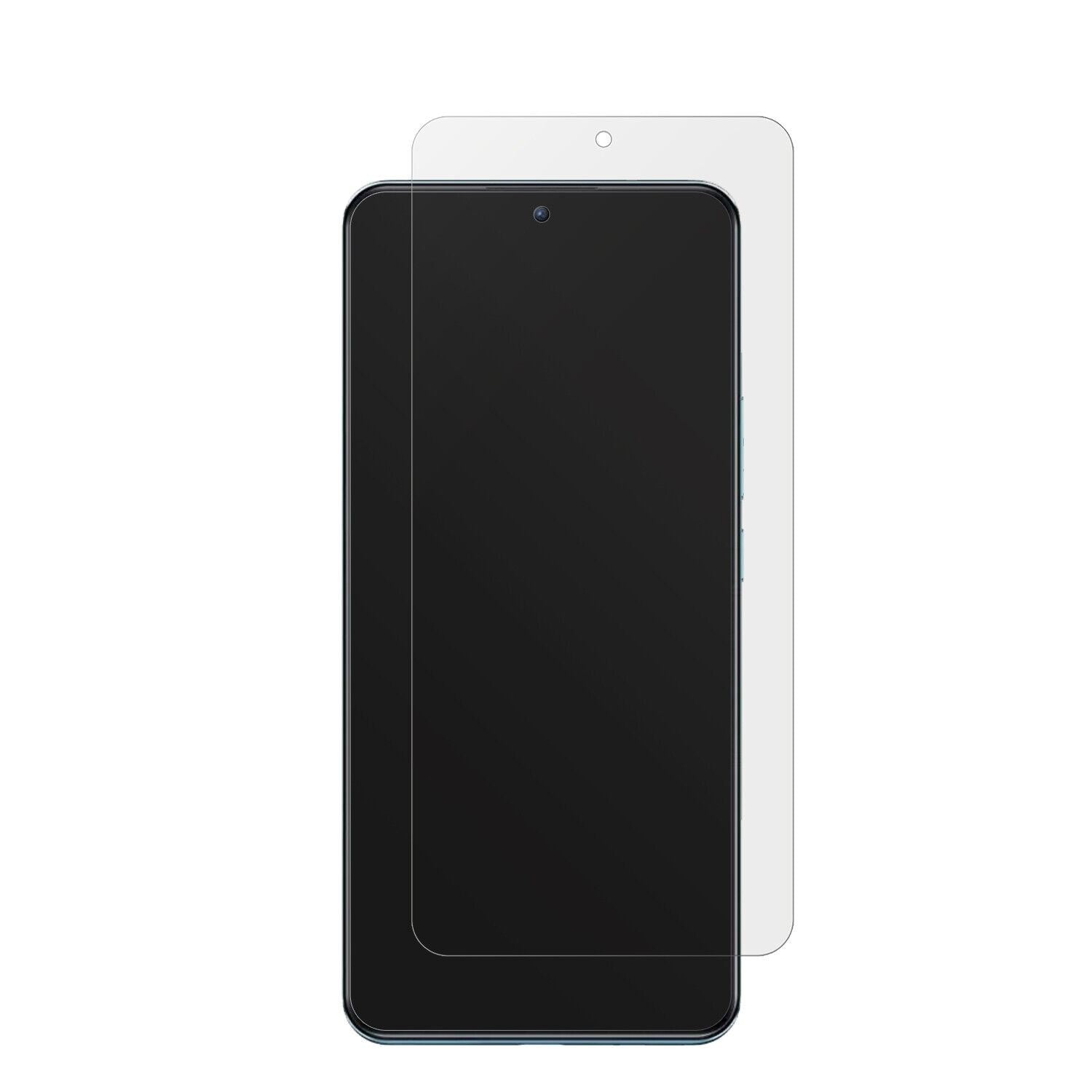 XiaomiMi 12T mit aufgebrachter dipos Displayschutzfolie, die lästige Fingerabdrücke minimiert