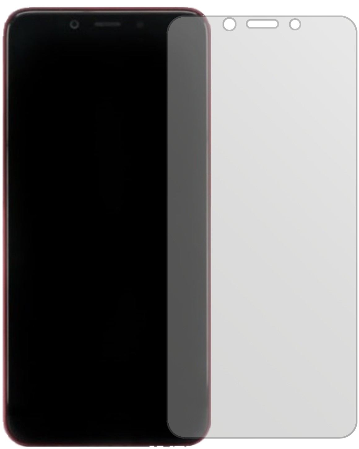 XiaomiMi 6X mit aufgebrachter dipos Displayschutzfolie, die lästige Fingerabdrücke minimiert