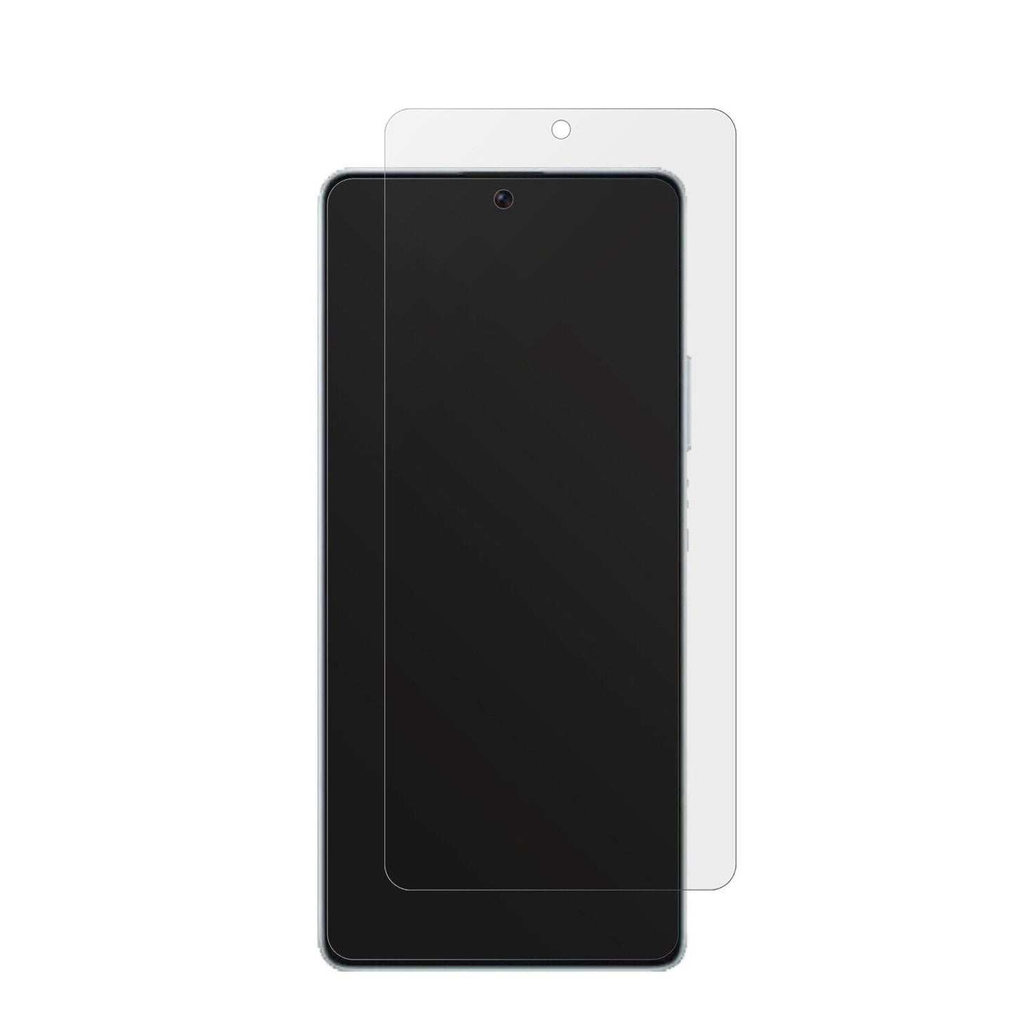 XiaomiPoco F5 mit aufgebrachter dipos Displayschutzfolie, die lästige Fingerabdrücke minimiert