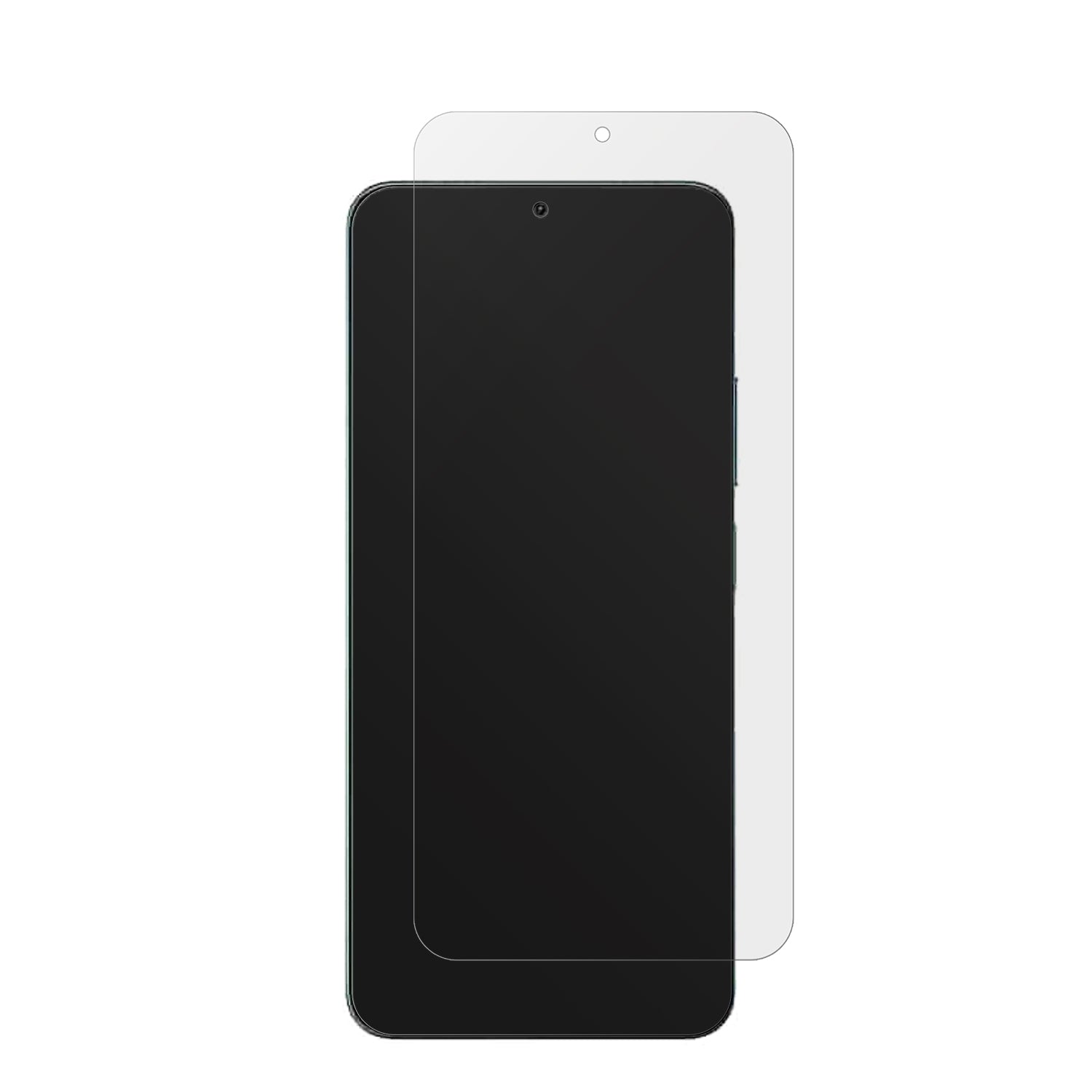 XiaomiPoco M7 5G mit aufgebrachter dipos Displayschutzfolie, die lästige Fingerabdrücke minimiert
