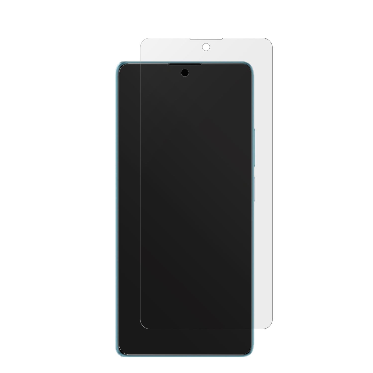 XiaomiRedmi 13 5G mit aufgebrachter dipos Displayschutzfolie, die lästige Fingerabdrücke minimiert