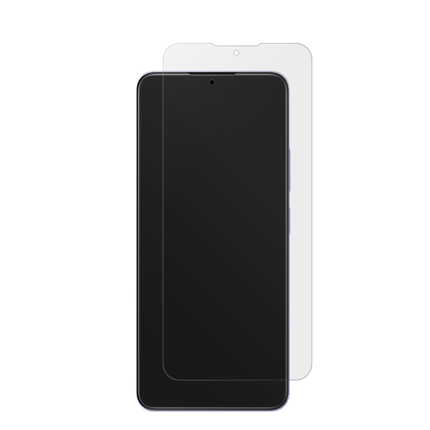 XiaomiRedmi A4 5G mit aufgebrachter dipos Displayschutzfolie, die lästige Fingerabdrücke minimiert