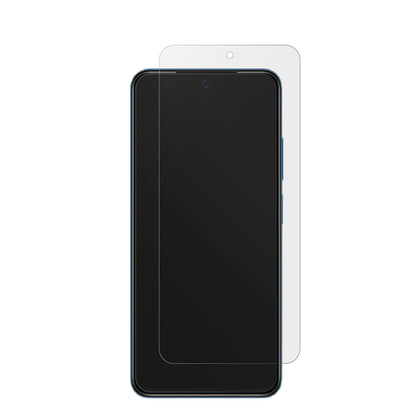 XiaomiRedmi Note 11 4G mit aufgebrachter dipos Displayschutzfolie, die lästige Fingerabdrücke minimiert