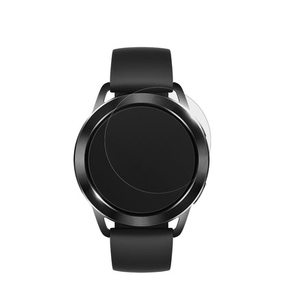 XiaomiWatch S3 mit aufgebrachter dipos Displayschutzfolie, die lästige Fingerabdrücke minimiert