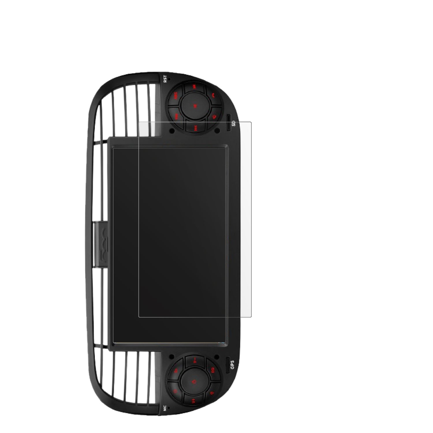 XtronsIA7250FLBS mit aufgebrachter dipos Displayschutzfolie, die lästige Fingerabdrücke minimiert