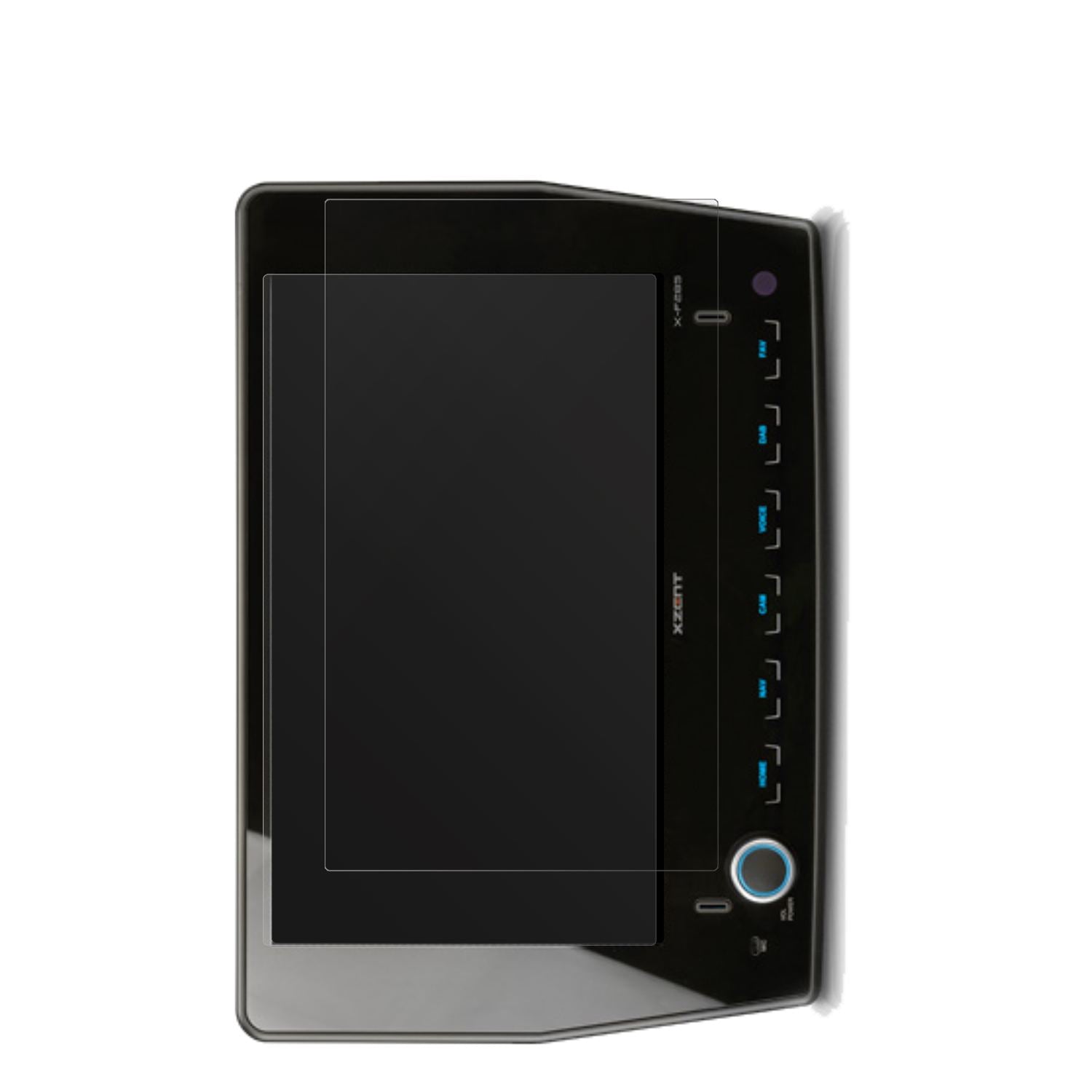 XzentF-285 mit aufgebrachter dipos Displayschutzfolie, die lästige Fingerabdrücke minimiert