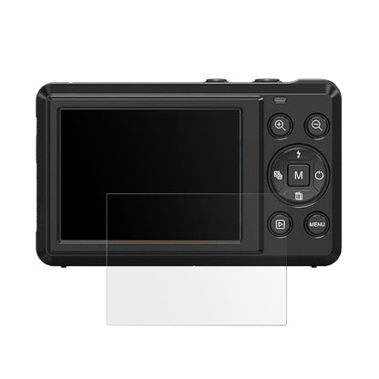 YiFuarDigitalkamera 64MP mit aufgebrachter dipos Displayschutzfolie, die lästige Fingerabdrücke minimiert