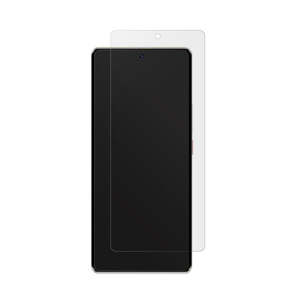 ZTEAxon 50 5G mit aufgebrachter dipos Displayschutzfolie, die lästige Fingerabdrücke minimiert