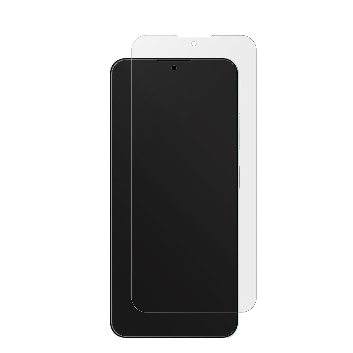 ZTEBlade A55 mit aufgebrachter dipos Displayschutzfolie, die lästige Fingerabdrücke minimiert