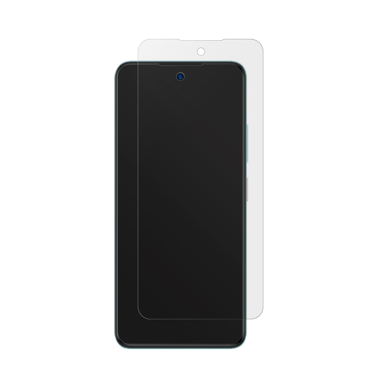 ZTEBlade A75 mit aufgebrachter dipos Displayschutzfolie, die lästige Fingerabdrücke minimiert