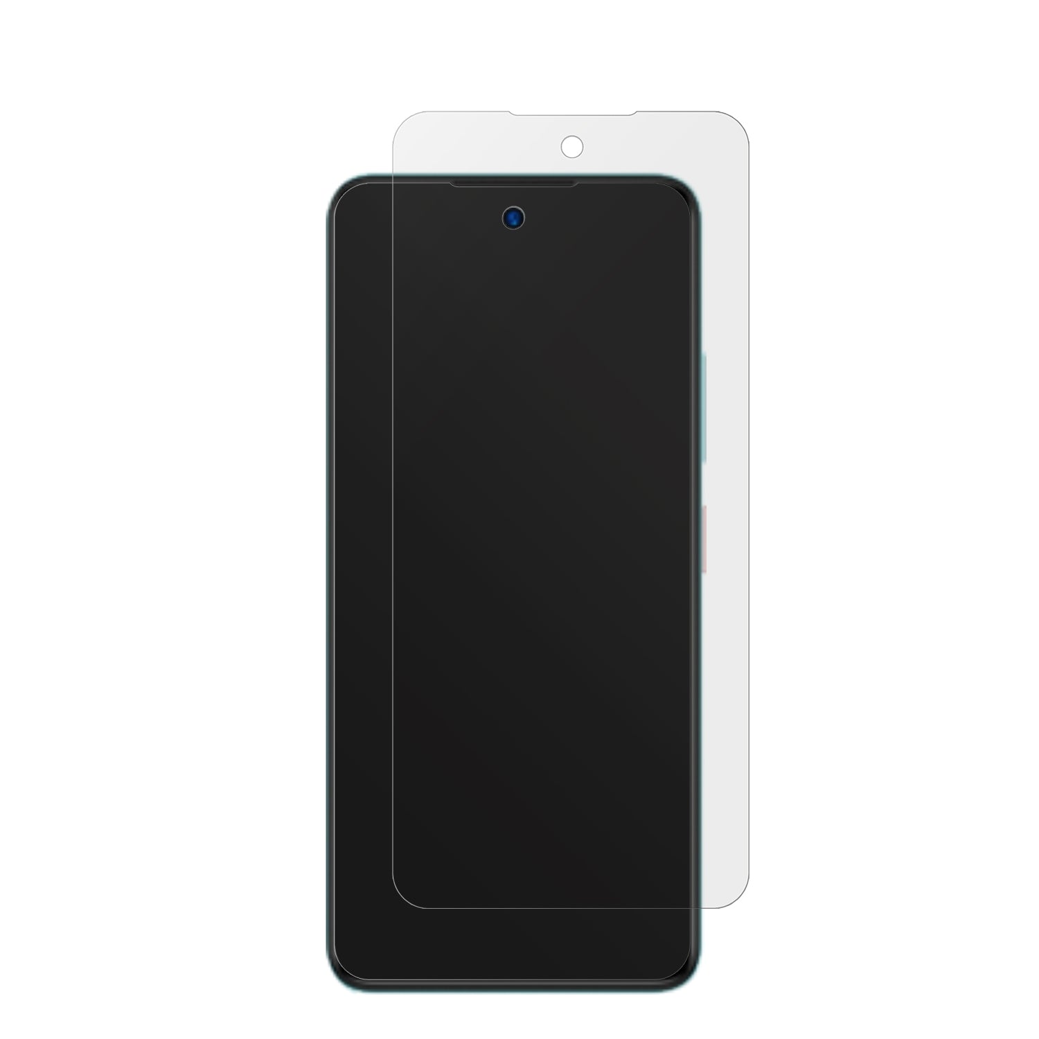 ZTEBlade A75 mit aufgebrachter dipos Displayschutzfolie, die lästige Fingerabdrücke minimiert