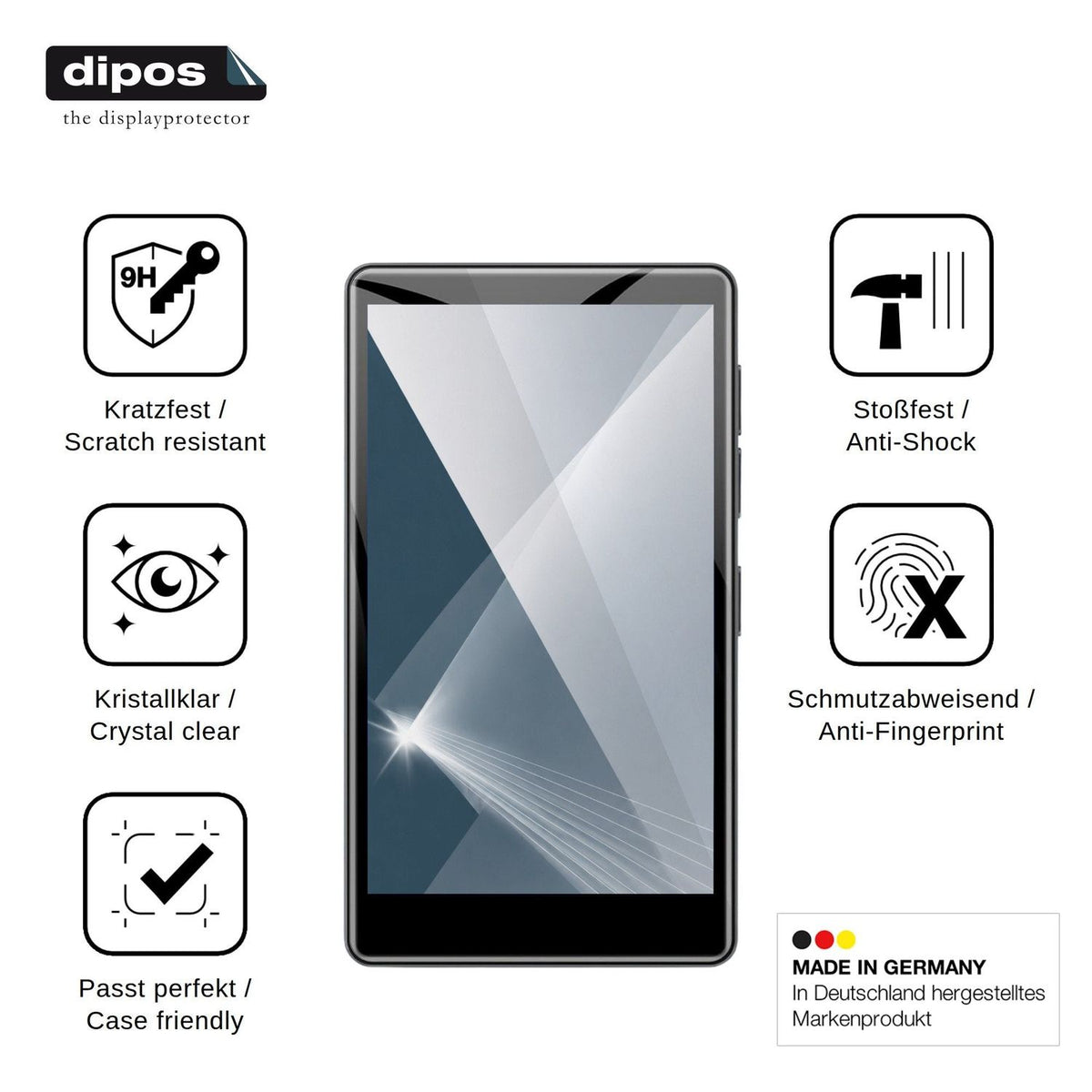 2x Screen Protector for AGXOV M11 Flexible Glass 9H dipos