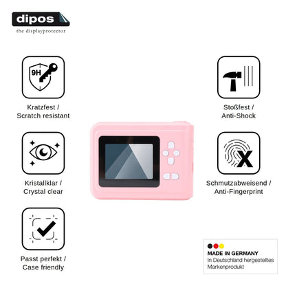 2x Screen Protector for Akozon Compact HD Flexible Glass 9H dipos