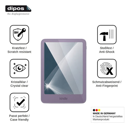 2x Screen Protector for Amazon Kindle 12th Generation Flexible Glass 9H dipos