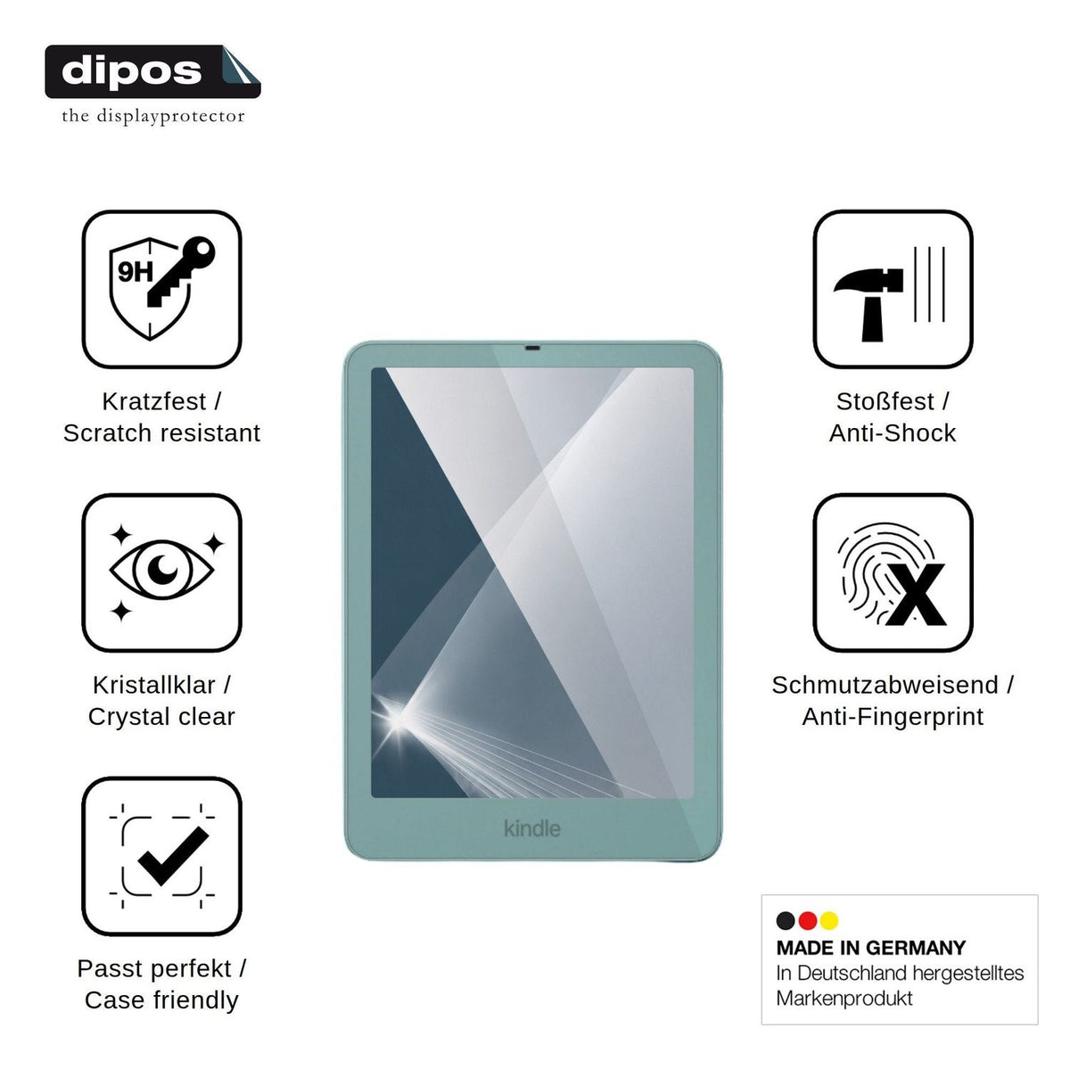 2x Screen Protector for Amazon Kindle Paperwhite Signature Edition 2026 Flexible Glass 9H dipos
