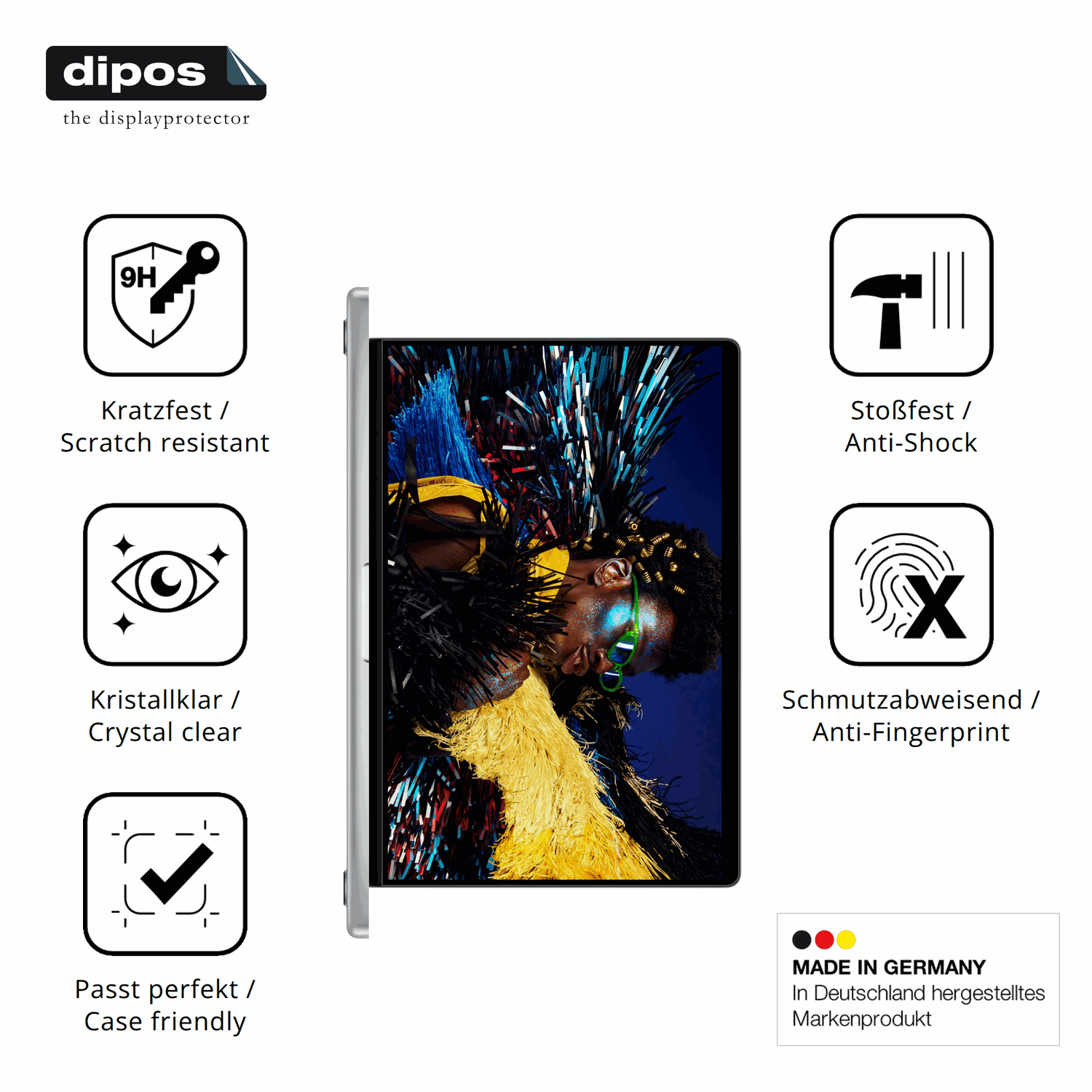 Displayschutz hergestellt in Deutschland, h�chste Qualit�t made in Germany