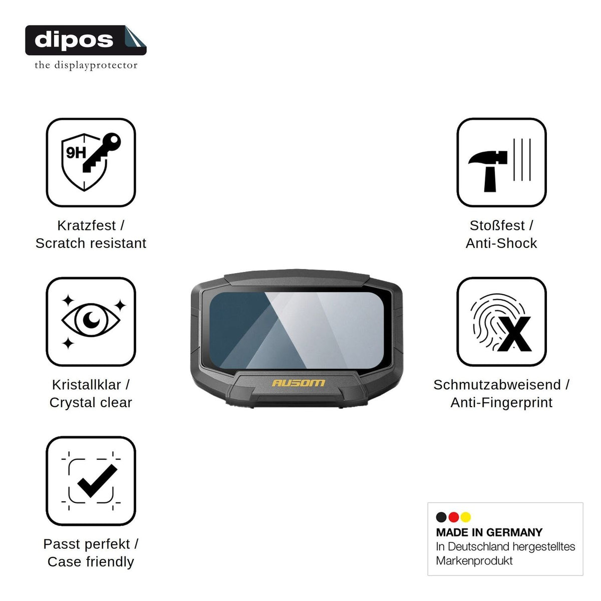 2x Screen Protector for Ausom Gosoul 2 Pro Flexible Glass 9H dipos