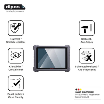 2x Screen Protector for Autel MaxiSys Ultra Flexible Glass 9H dipos