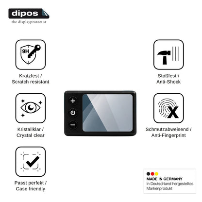 2x Screen Protector for Bassadoro Lenker Display S E Flexible Glass 9H dipos
