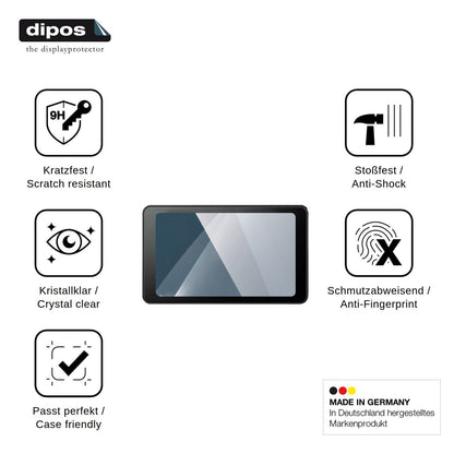 2x Screen Protector for Bauhn Car Smart Display 7 Inch Flexible Glass 9H dipos