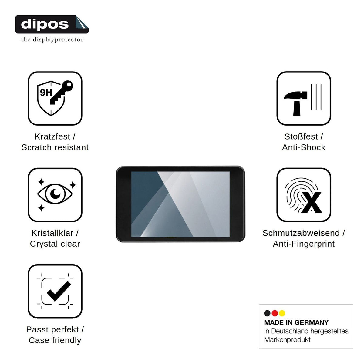 2x Screen Protector for Beazoom T8 Flexible Glass 9H dipos