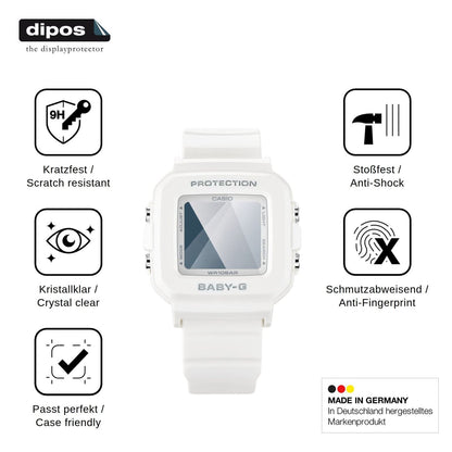 2x Screen Protector for Casio Baby-G BGD-10 Flexible Glass 9H dipos