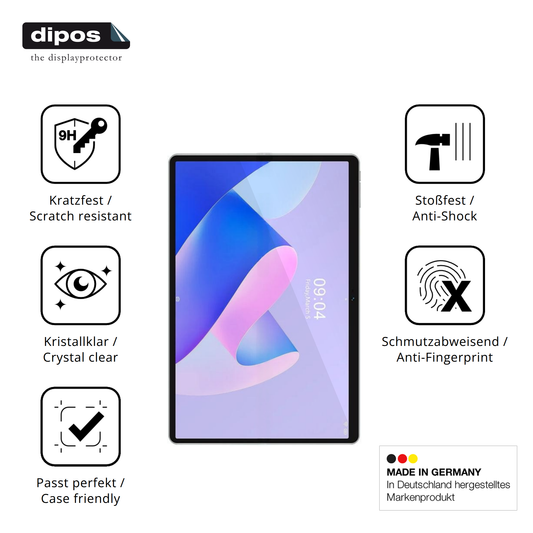 Displayschutz hergestellt in Deutschland, höchste Qualität made in Germany