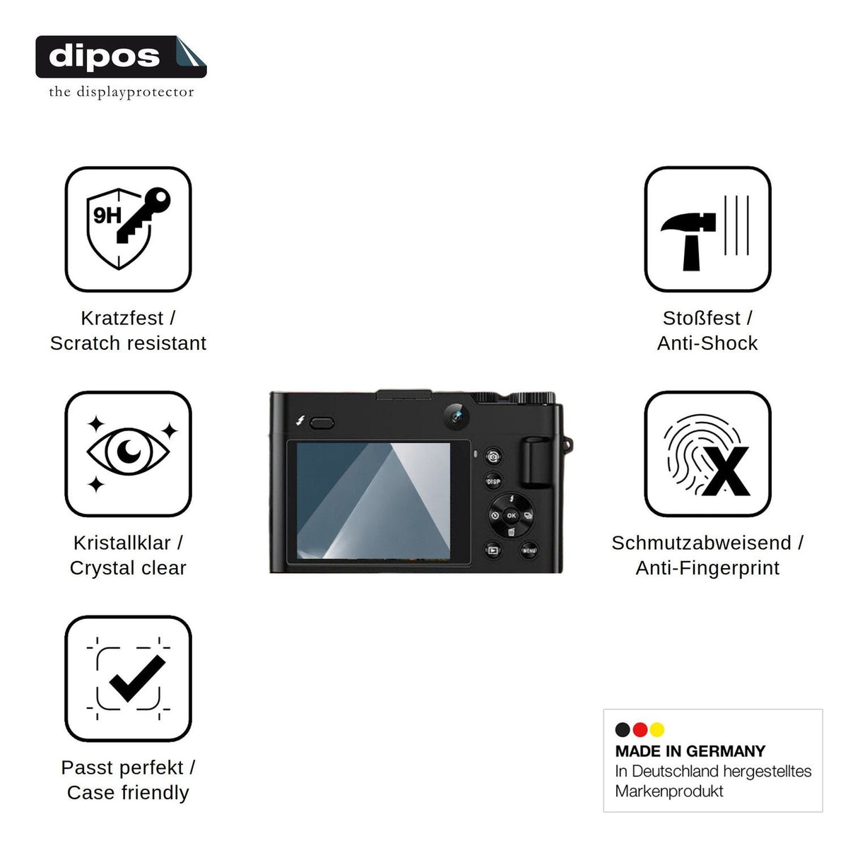 2x Screen Protector for FlyFrost DC218 Flexible Glass 9H dipos