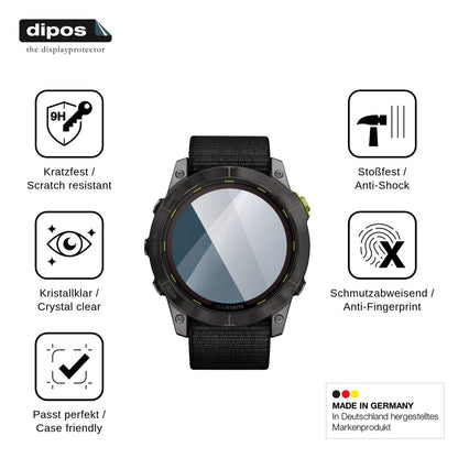 2x Screen Protector for Garmin Enduro 2 Flexible Glass 9H dipos