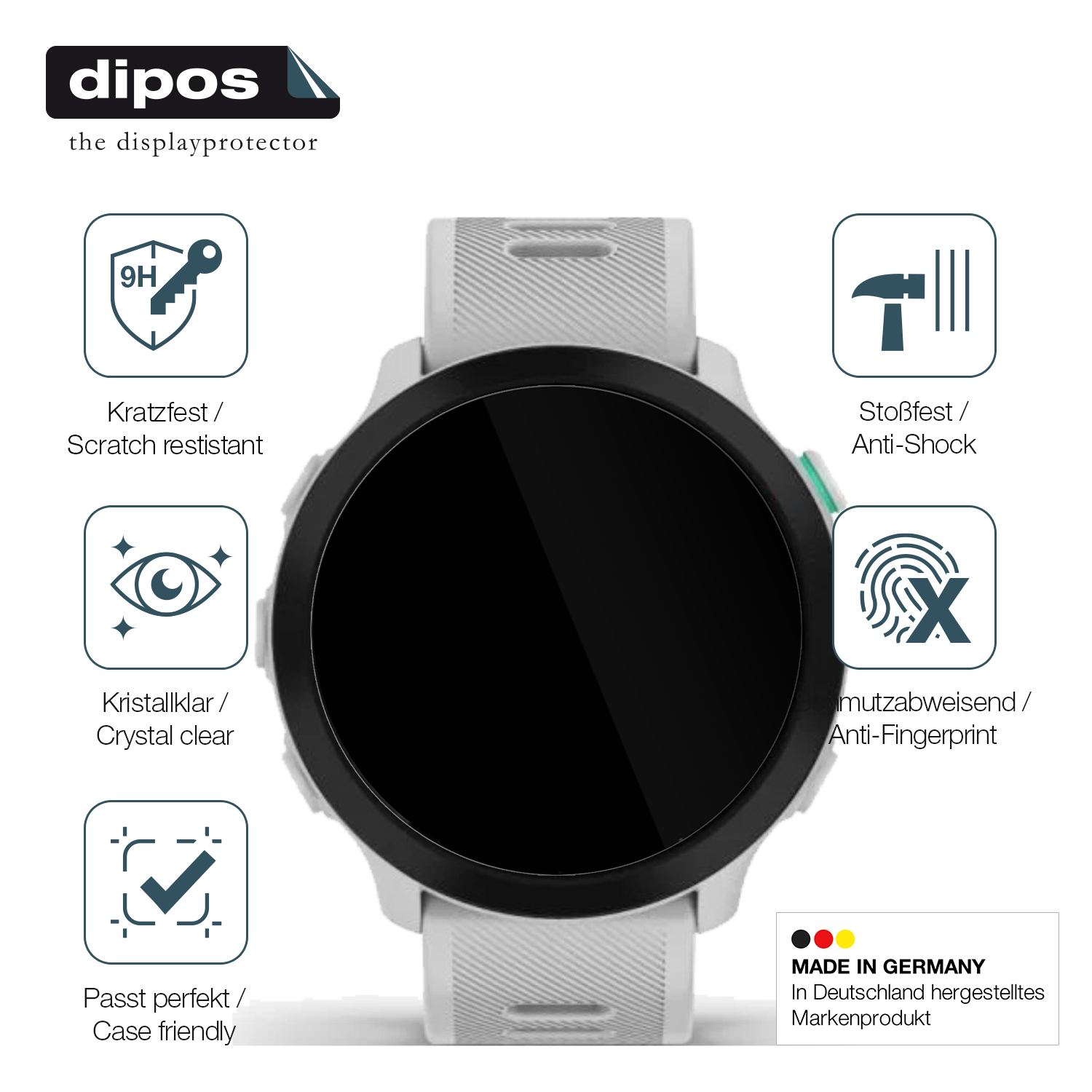 Displayschutz hergestellt in Deutschland, höchste Qualität made in Germany