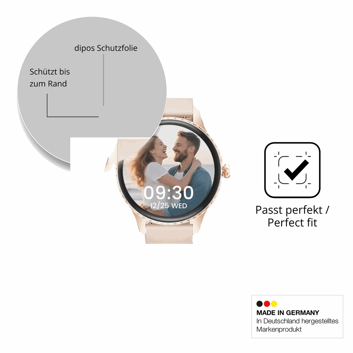 Displayschutz hergestellt in Deutschland, höchste Qualität made in Germany
