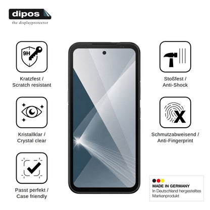 2x Screen Protector for Gigaset GX50 Flexible Glass 9H dipos