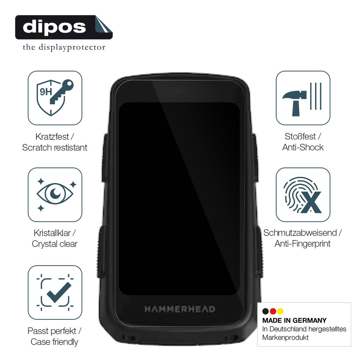 Displayschutz hergestellt in Deutschland, höchste Qualität made in Germany
