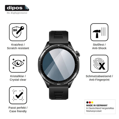 2x Screen Protector for Honor Watch 6 Pro Flexible Glass 9H dipos
