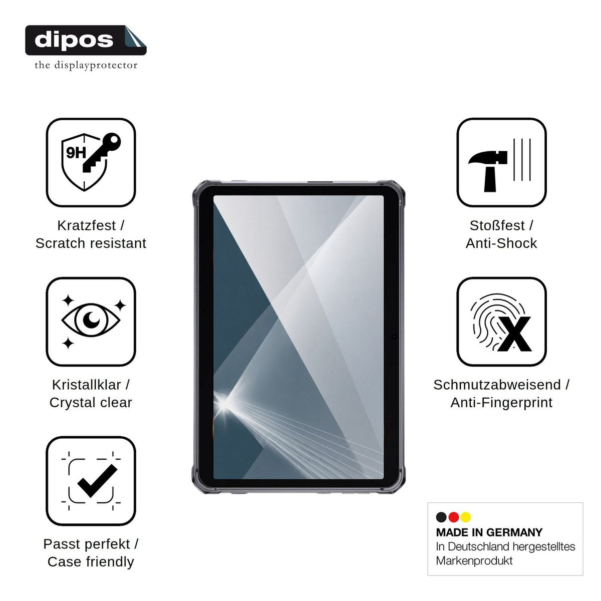 2x Screen Protector for Hotwav Tab R7 Pro Flexible Glass 9H dipos