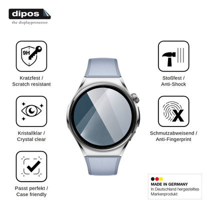 2x Screen Protector for Huawei Watch 6 46 mm Flexible Glass 9H dipos