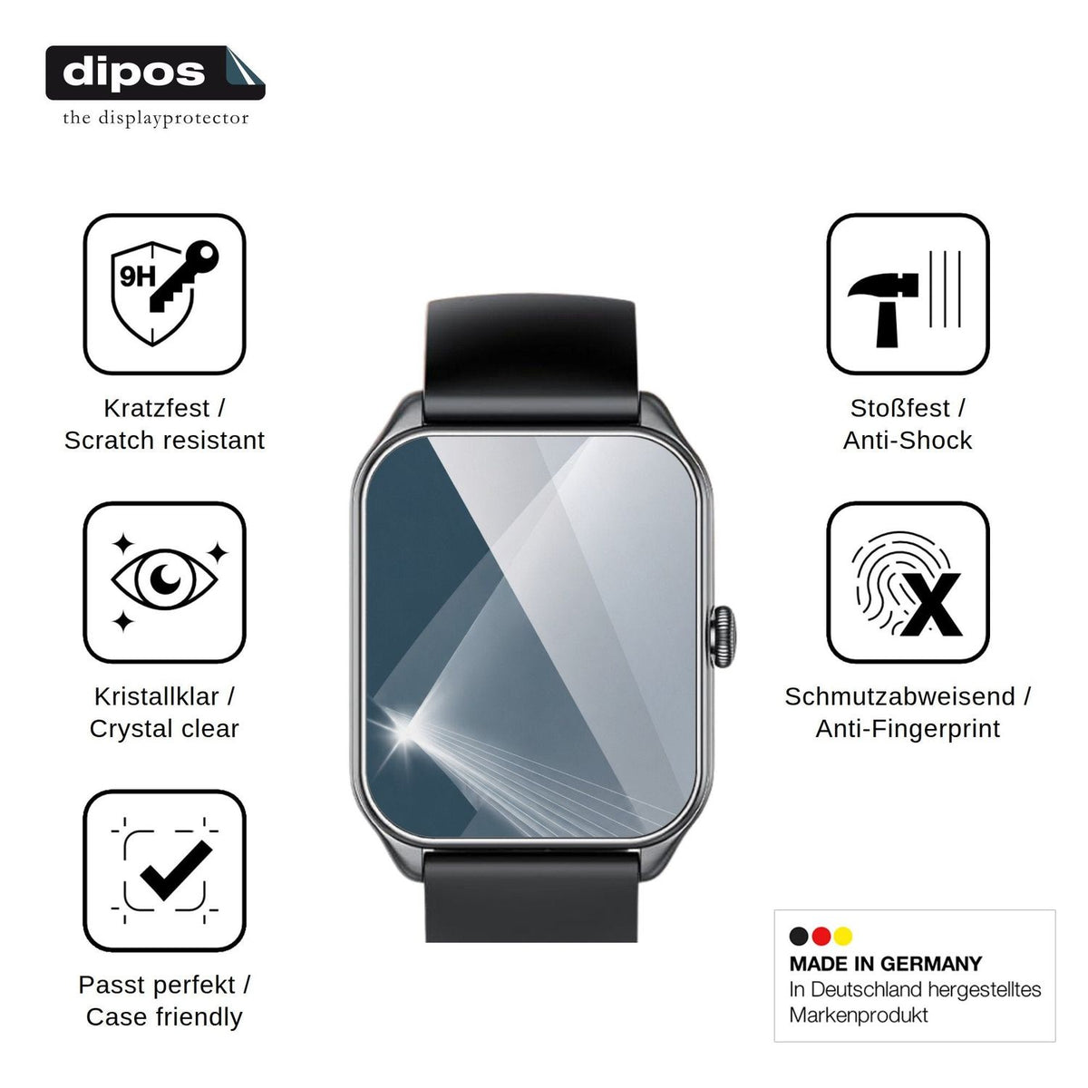 2x Screen Protector for IKT JX637 Flexible Glass 9H dipos