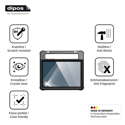 2x Screen Protector for Jabbla Vibe 12 Plus Flexible Glass 9H dipos
