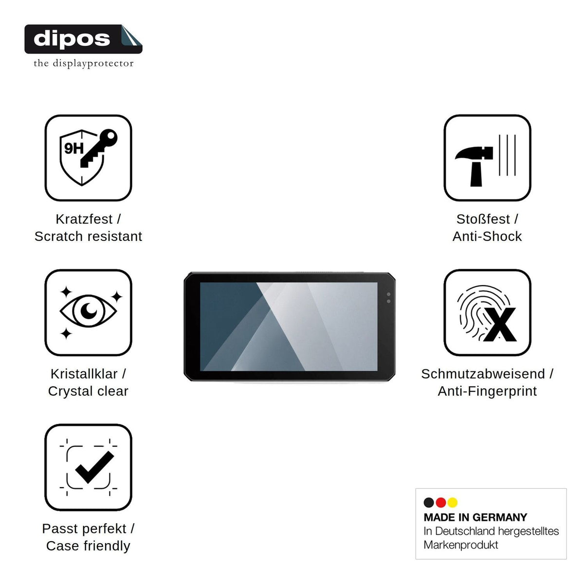 2x Screen Protector for Jado S6 Flexible Glass 9H dipos