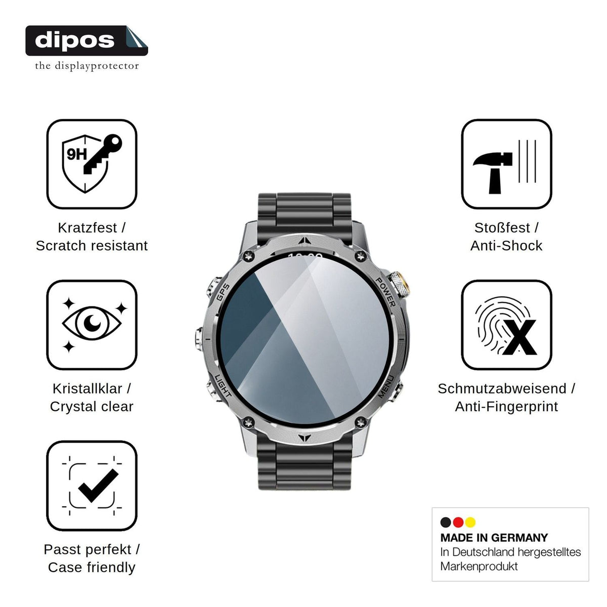 2x Screen Protector for Karchilor AK-102 Flexible Glass 9H dipos