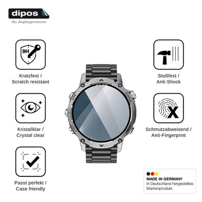 2x Screen Protector for Karchilor AK-102 Flexible Glass 9H dipos